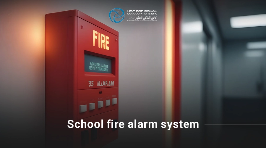 Fire alarm system for school