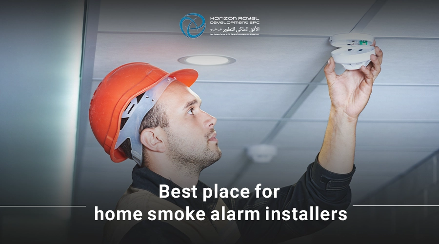 best place for home smoke alarm installers