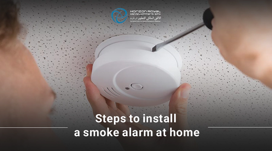 steps to install a smoke alarm at home
