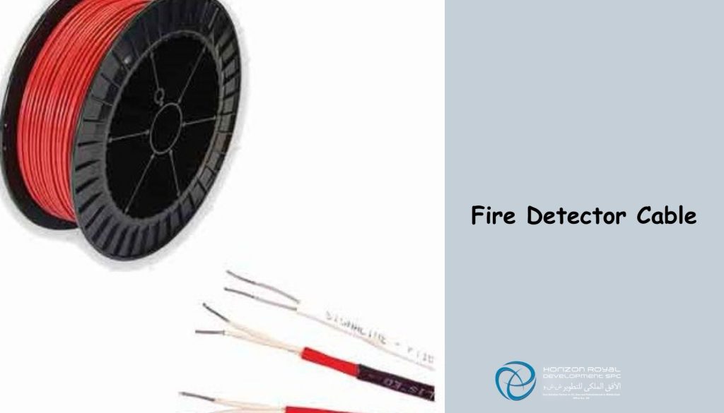 Types of Fire Detectors : fire detector cable
