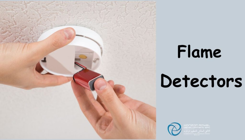 Types of Fire Detectors : flame detectors
